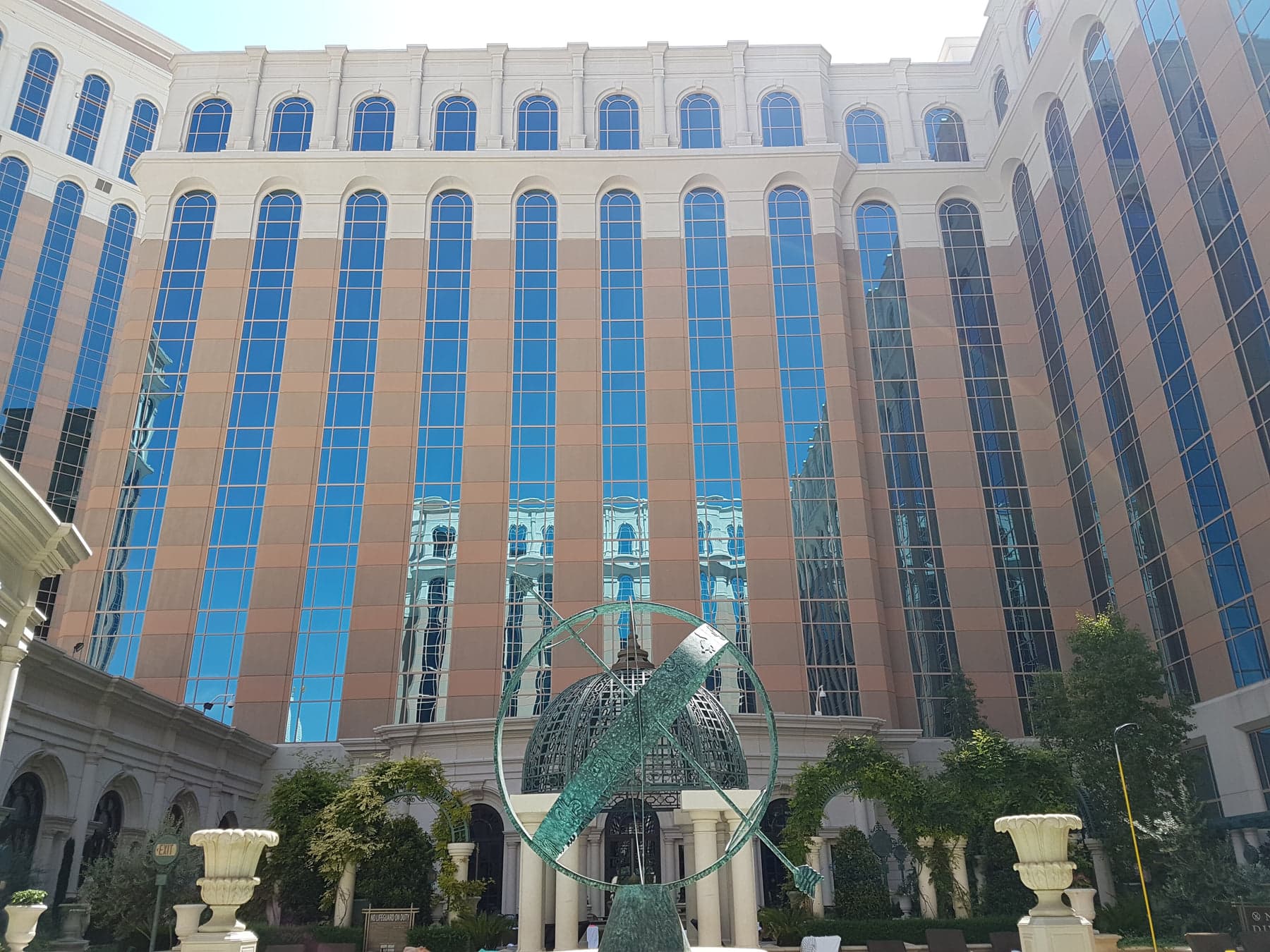 The exterior of the Venetian on the Las Vegas Strip.